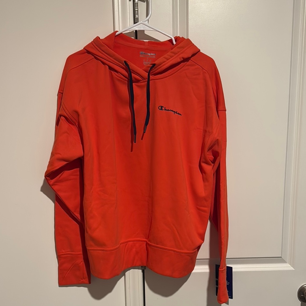 Champion Vibrant Orange Hoodie